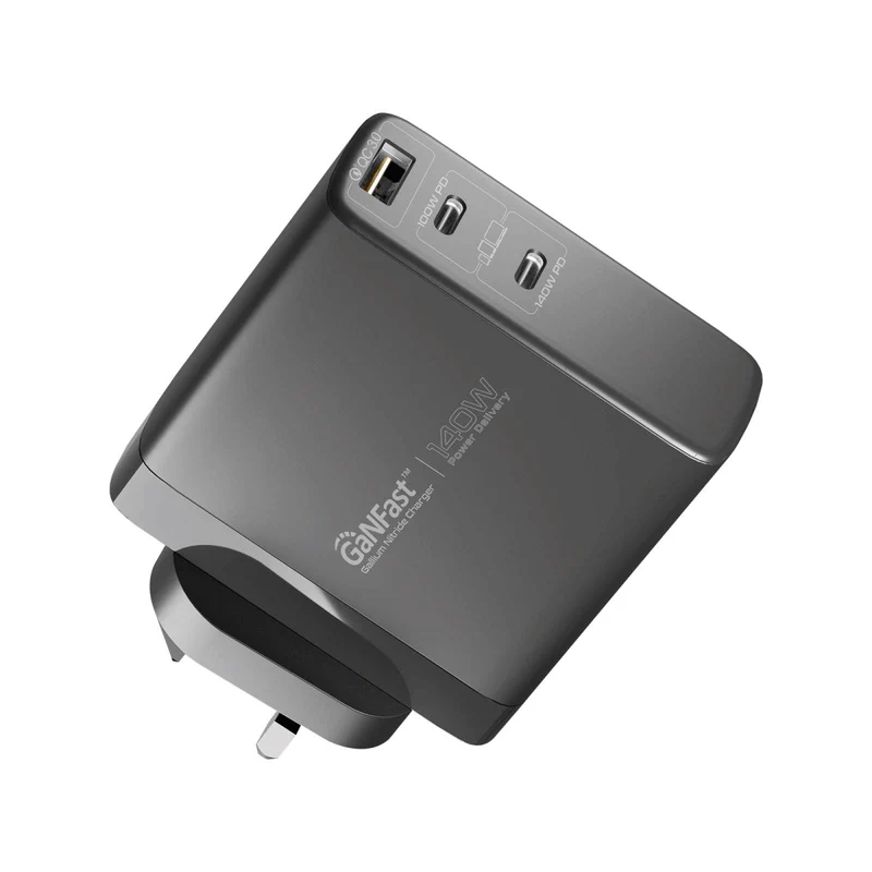 Promate GanCharge 3.1 PD 140W USB-C Fast Charger Promate GanCharge 3.1 PD 140W USB-C Fast Charger